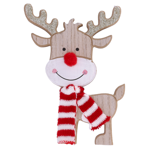 Santa's Choice Wooden Standing Reindeer