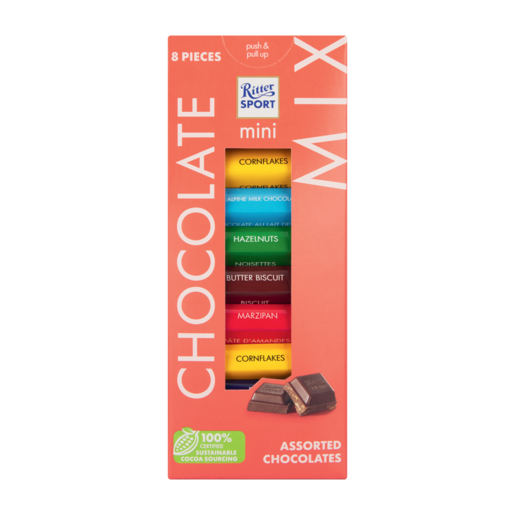 Ritter Sport Mini Mix Assorted Chocolates 8 Piece