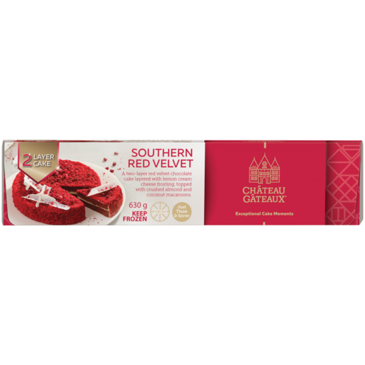Château Gâteaux Frozen Southern Red Velvet Cake 630g