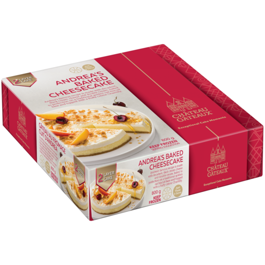 Château Gâteaux Frozen Andrea's Baked Cheesecake 800g