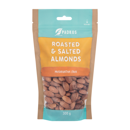 Padkos Roasted & Salted Almonds 300g