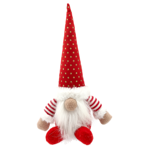 Santa's Choice Small Sitting Gnome 29cm
