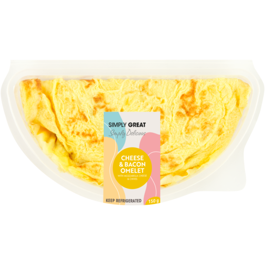 Simply Great Cheese & Bacon Omelet 150g 