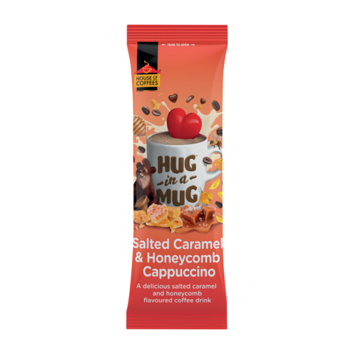 Hug In A Mug Salted Caramel & Honeycomb Cappuccino 24g