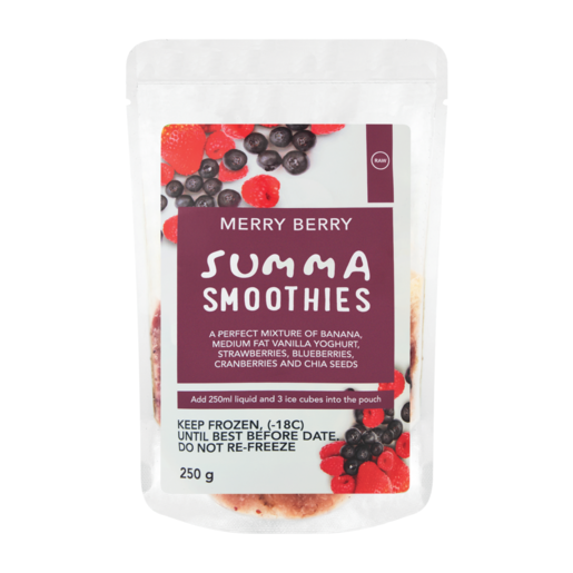 Summa Foods Merry Berry Frozen Smoothie 250g