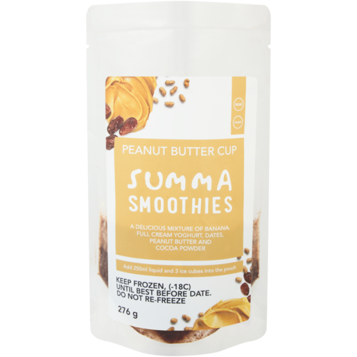 Summa Foods Peanut Butter Cup Frozen Smoothie 276g 