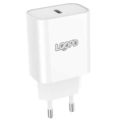 Loopd Lite 1 Port 20W PD Wall Charger