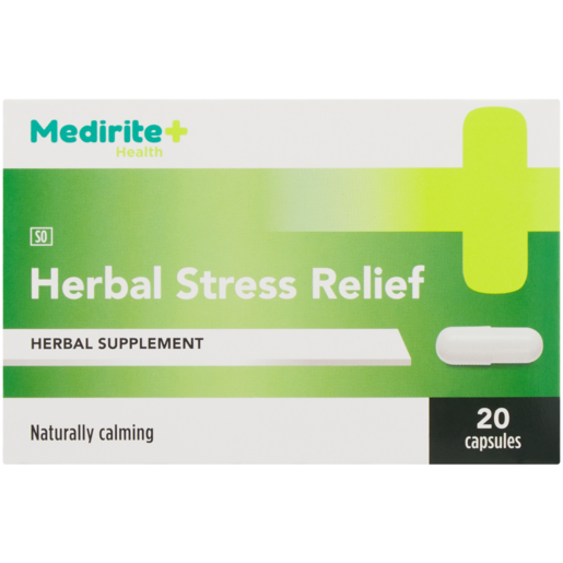 Medirite Herbal Stress Relief Capsules 20 Pack