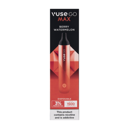 Vuse Go Max Berry Watermelon 3% Disposable Vape - Not For Sale To Under 18s