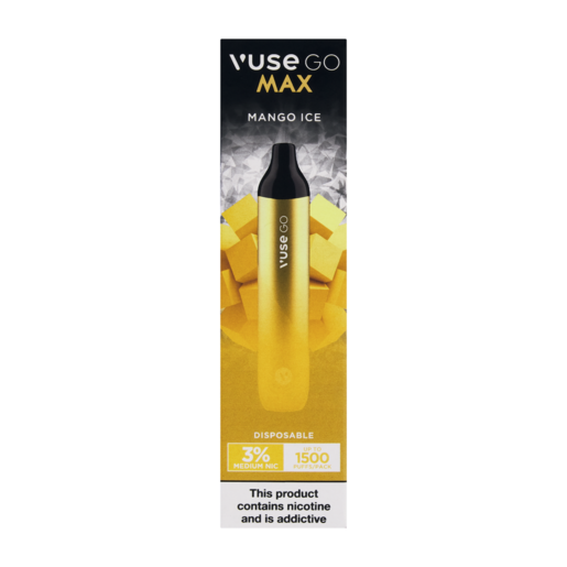 Vuse Go Max Mango Ice 3% Disposable Vape - Not For Sale To Under 18s