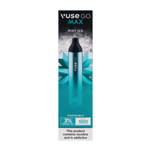 Vuse Go Max Mint Ice 3% Disposable Vape - Not For Sale To Under 18s