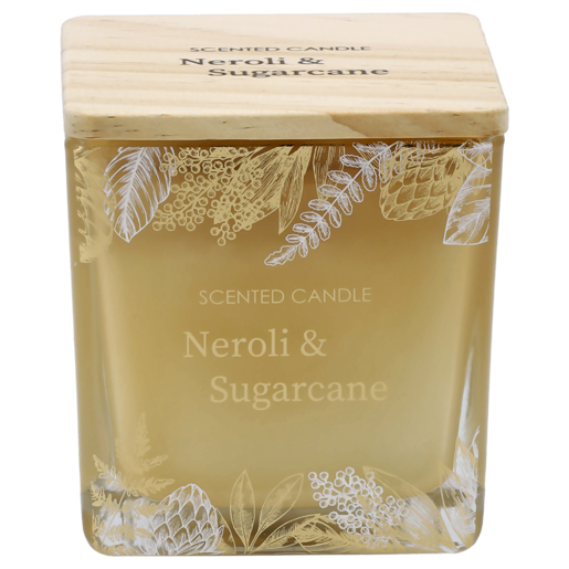 Neroli & Sugarcane Gold Square Candle 8cm