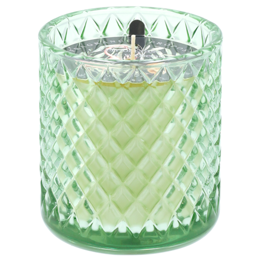 Lemongrass & Verbena Scented Prism Candle 8x9cm