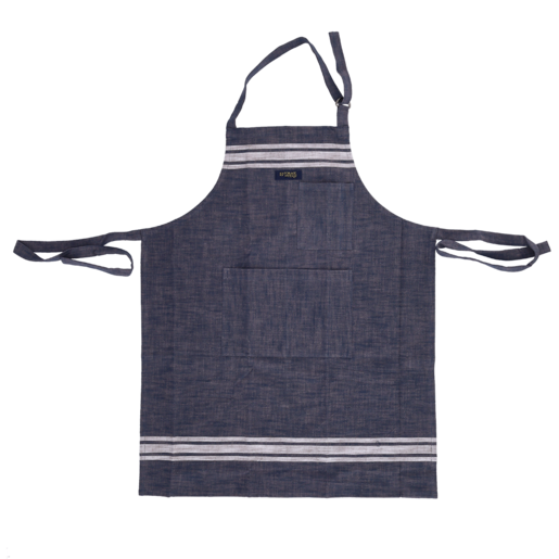 Forage And Feast Navy Apron 70x85cm