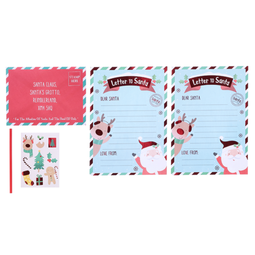 North Pole Letter To Santa Pack 5 Piece