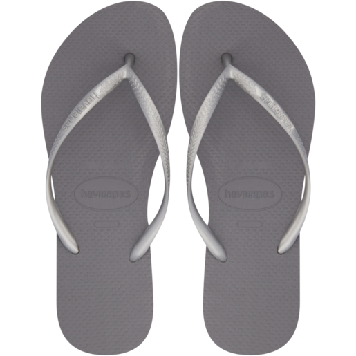 Havaianas Ladies Grey Slim Sandals Size 4 - 5