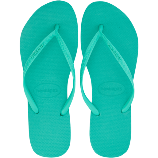 Havaianas Ladies Green Size 3 Slim Sandals 1Pair 