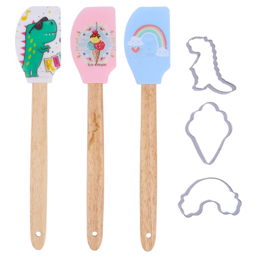 Millini Mini Cookie Cutter Spatula 2 Piece (Colour May Vary)