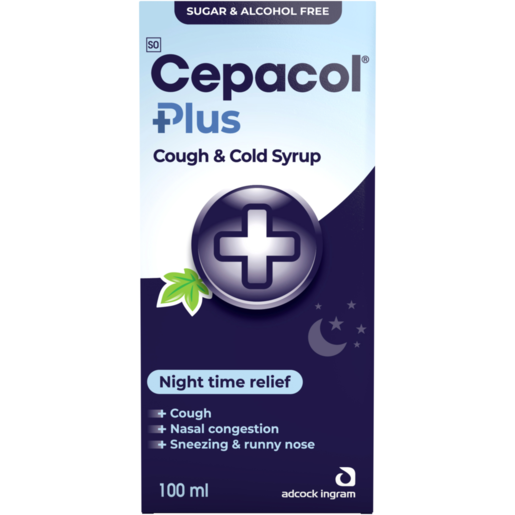 Cepacol Plus Cough & Cold Syrup 100 ml 