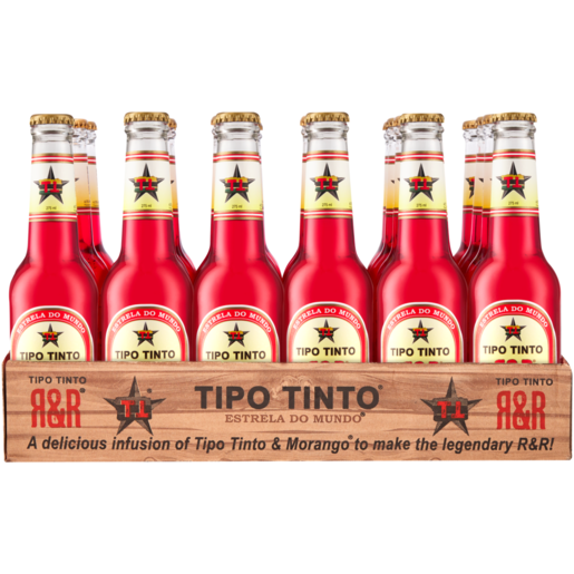 Tipo Tinto R&R Rum & Raspberry Spirit Cooler Bottles 24 x 275ml 