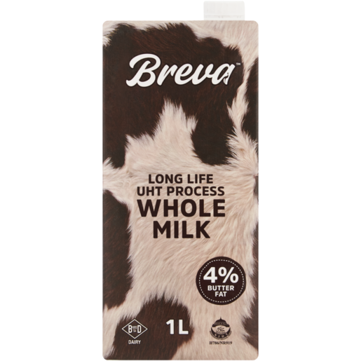 Breva Long Life Whole Milk 1L 