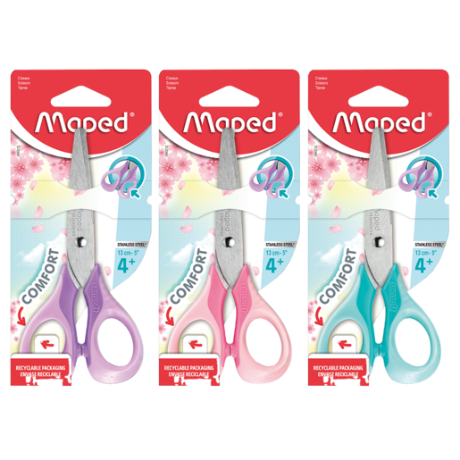 Maped Pastel Scissors 13cm (Colour May Vary)