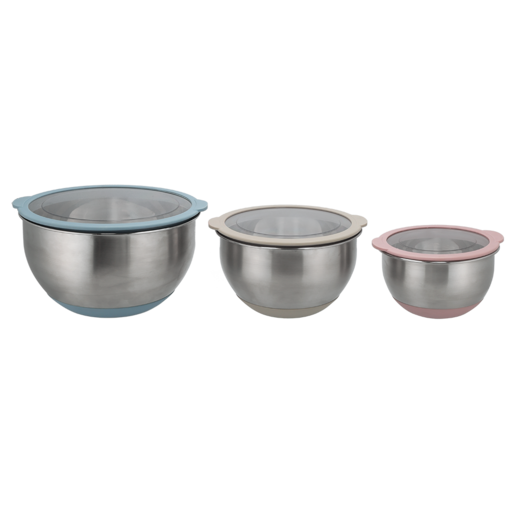 Millini Stainless Steel Mixing Bowls 3 Piece