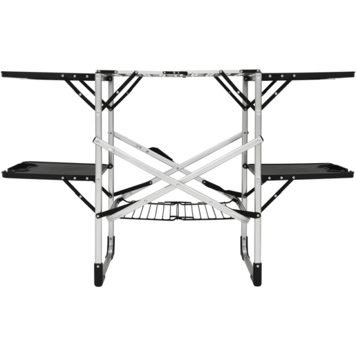 Bush Baby Aluminium Folding Table with Side Tops