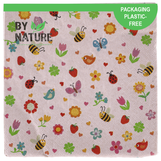 By Nature Mini-Gardens 3 Ply Napkins 20 Pack