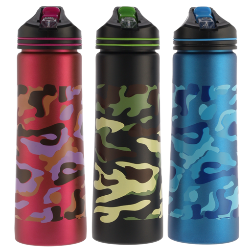 Camo Sport Thermal Bottle 800ml (Colour May Vary)