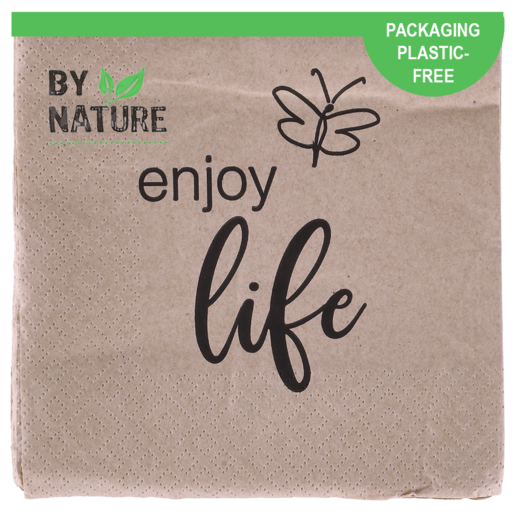 By Nature Enjoy Life 3 Ply Napkins 20 Pack