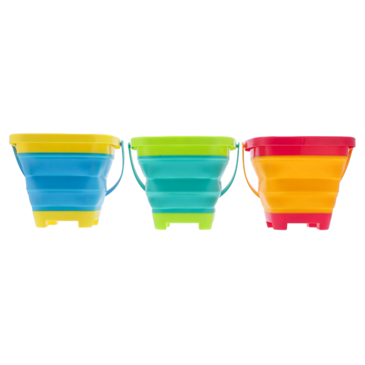 Square Folding Beach Bucket 2L (Colour May Vary)