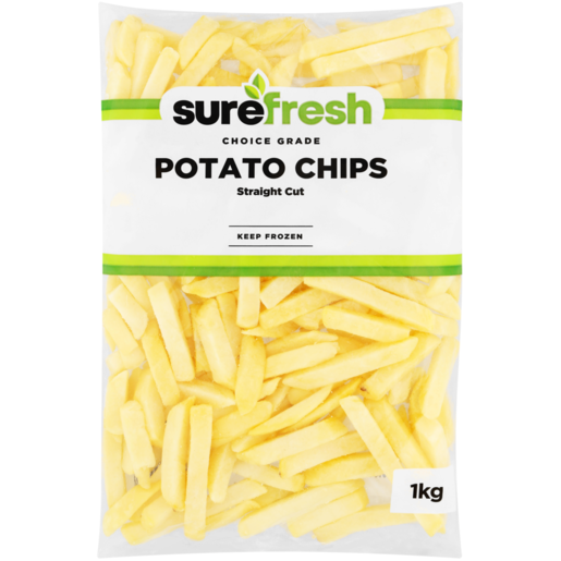 Sure Fresh Frozen Straight Cut Potato Chips 1kg 