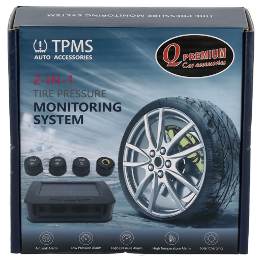 Q Premium Solar Tyre Pressure Gauge