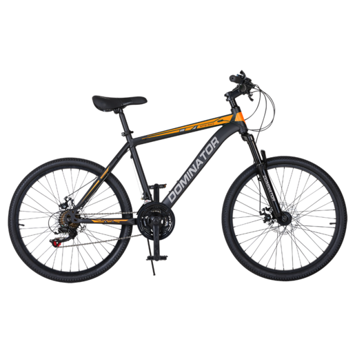 Dominator Pro Black & Orange Mountain Bike 26 Inch