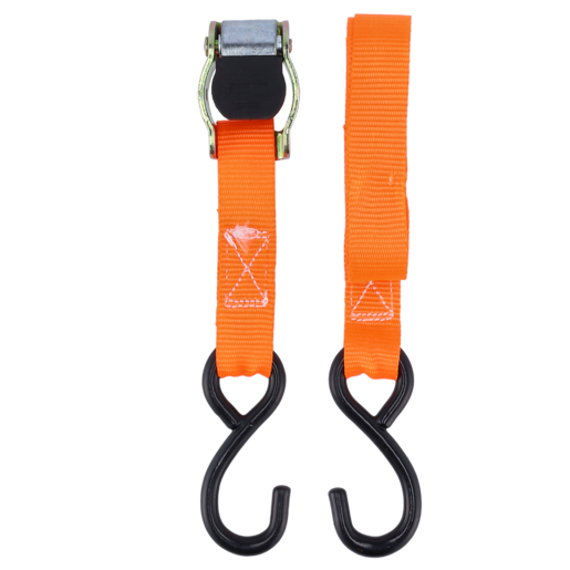 Tactix Rachet Tie Strap Set 25mm x 3m (Work Load Limit 125kg)