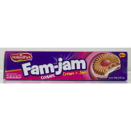 HollandPark Fam-jam Cream & Jam Cookies 144g 