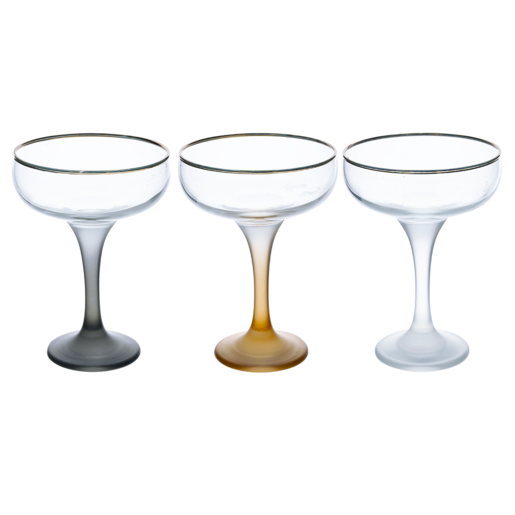 LAV Midnight Coupe Glass 3 Pack