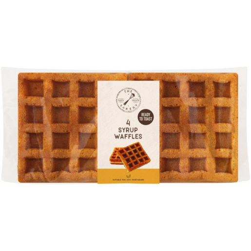 The Bakery Syrup Waffles 4 Pack