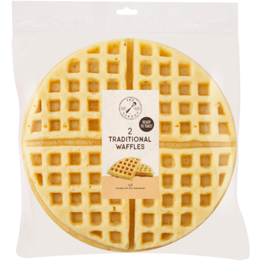 The Bakery Traditional Round Waffles 2 Pack