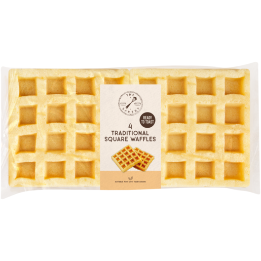 The Bakery Traditional Square Waffles 4 Pack