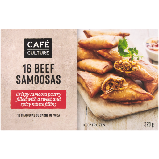 Café Culture Frozen Beef Samoosas 16 Pack