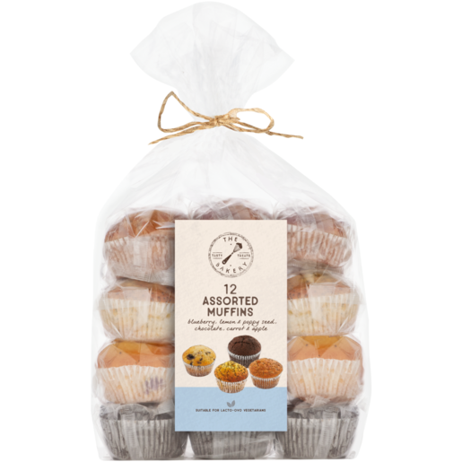 The Bakery Assorted Muffins 12 Pack