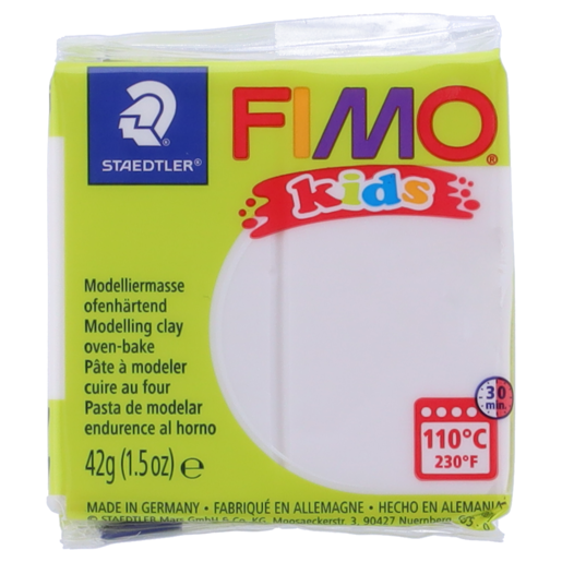 Staedtler Fimo Kids White Modelling Clay 42g