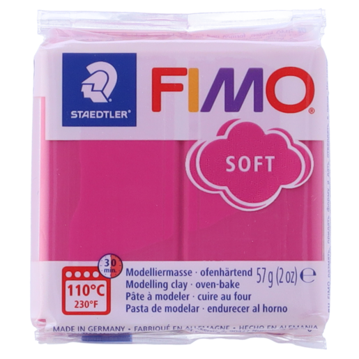 Staedtler Fimo Soft Raspberry Modelling Clay 57g