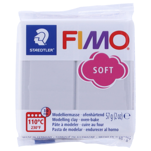 Staedtler Fimo Soft Dolphin Grey Modelling Clay 57g