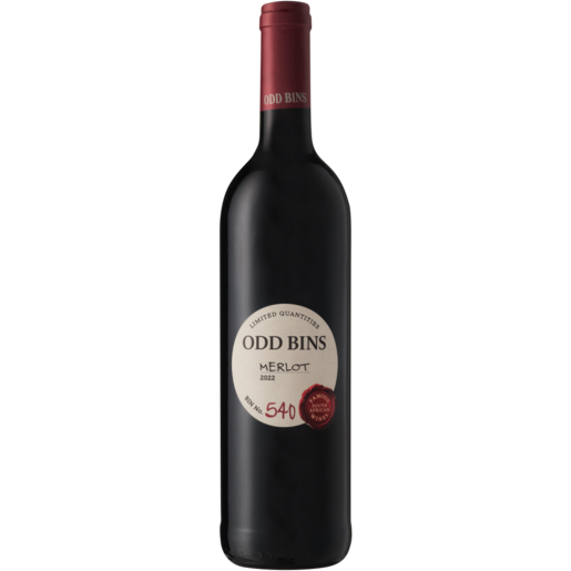 Odd Bins 540 Merlot Red Wine Bottle 750ml