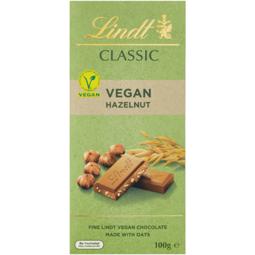 Lindt Classic Vegan Hazelnut Chocolate 100g