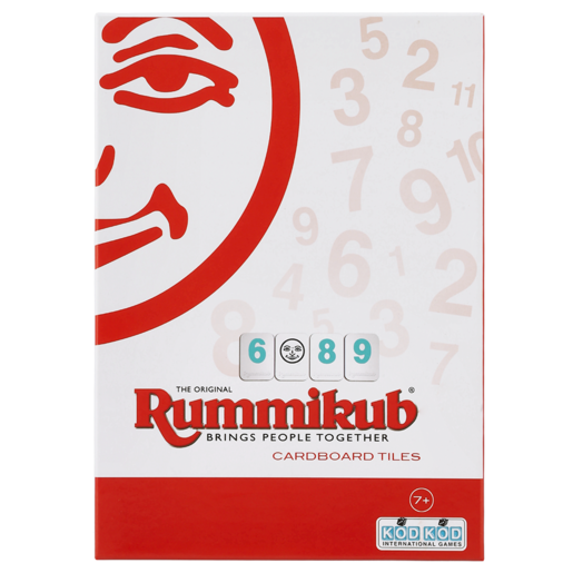 Light Rummikub Cardboard Tiles Game