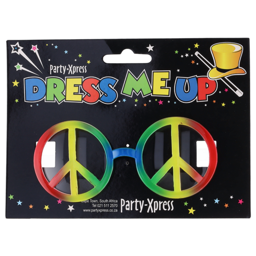 Party Xpress Dress Up Peace Glasses